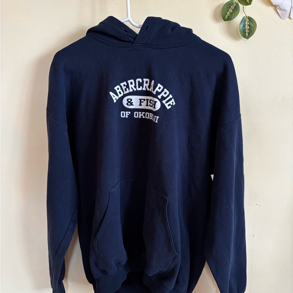 Navy Hooded Okoboji Sweatshirt - Men
